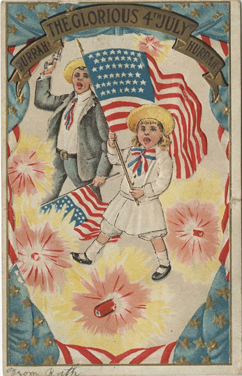FlaglerMuseum's tweet photo. #didyouknow The first Independence Day Celebration was held in 1777. The largest celebration that year took place in Philadelphia, and included an official dinner attended by the Continental Congress, a 13-gun salute, bell ringing, orations, and fireworks displays. https://t.co/JDsWrn2T6Q