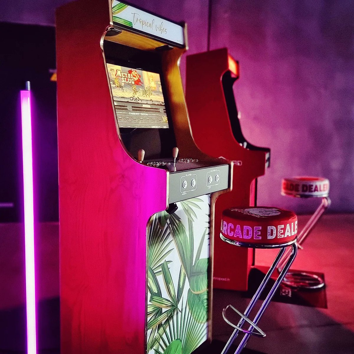 Retropad1's tweet photo. Les bornes #Retropad installées pour la soirée au @MeettToulouse ! 😎
N'hésitez-pas à nous contacter pour tous vos événements 🕹️
#arcade #retrogaming #bornearcade #jeuxvideo https://t.co/xKiFZuzyl1