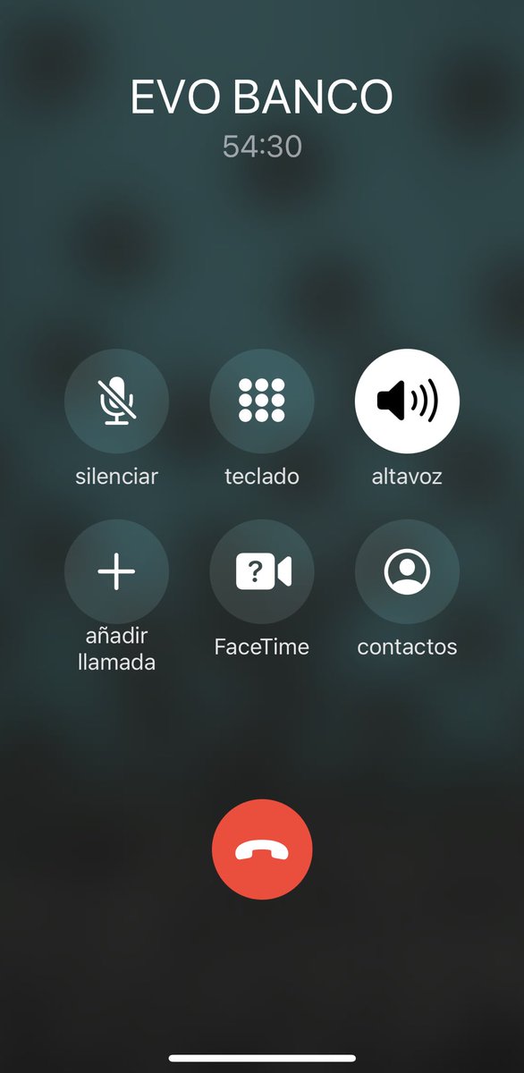 Jesskiu's tweet photo. ⁦@EVObanco⁩ no es normal que lleve 54min en espera y aún no me hayan pasado con un agente!! https://t.co/3mRUFuDgqR