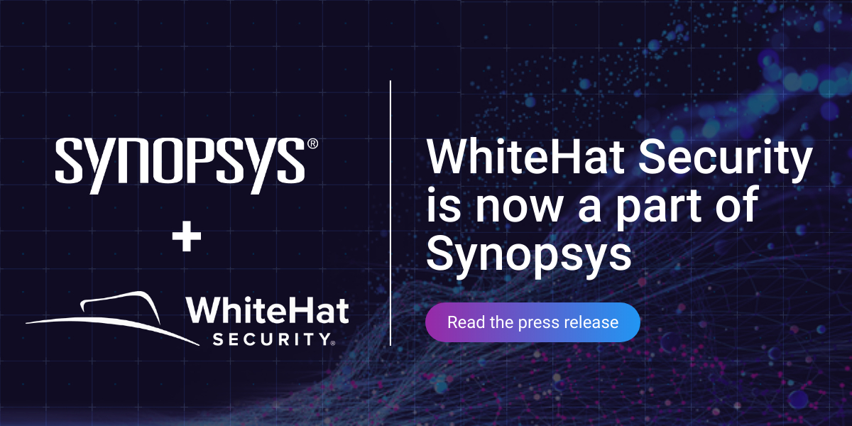 SW_integrity's tweet photo. We have officially acquired @whitehatsec, an application security pioneer and leading provider of DAST solutions. Together as #OneSynopsys, we can deliver SaaS-based security testing solutions and build security into the software development lifecycle. https://t.co/JK7NdOgHz8 https://t.co/tfTRUieqg4