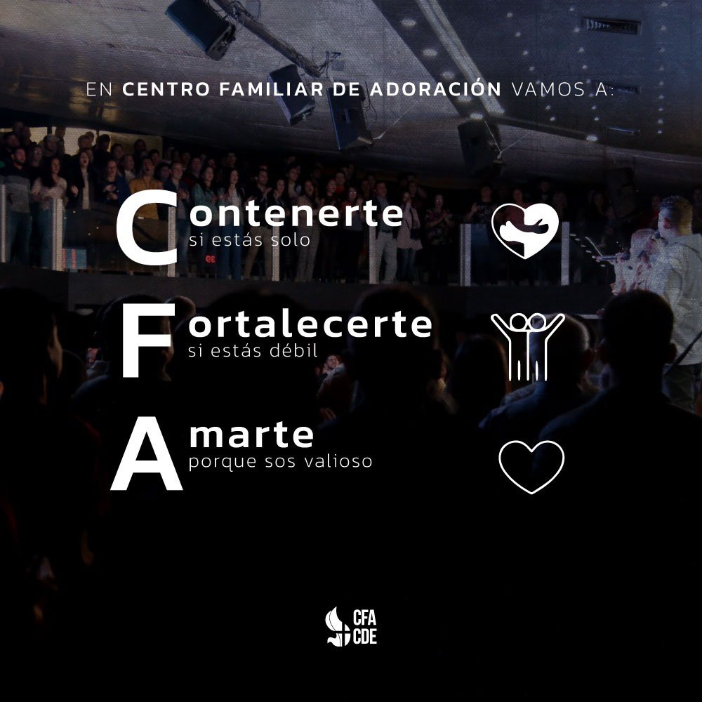 cfc_iglesia's tweet photo. ¡En la CASA PAPÁ hay lugar para vos!
Queremos contenerte, fortalecerte y amarte. 🤍
.
.
#CFA #CDE #primeramor #determinados https://t.co/QSFbgIbiFH