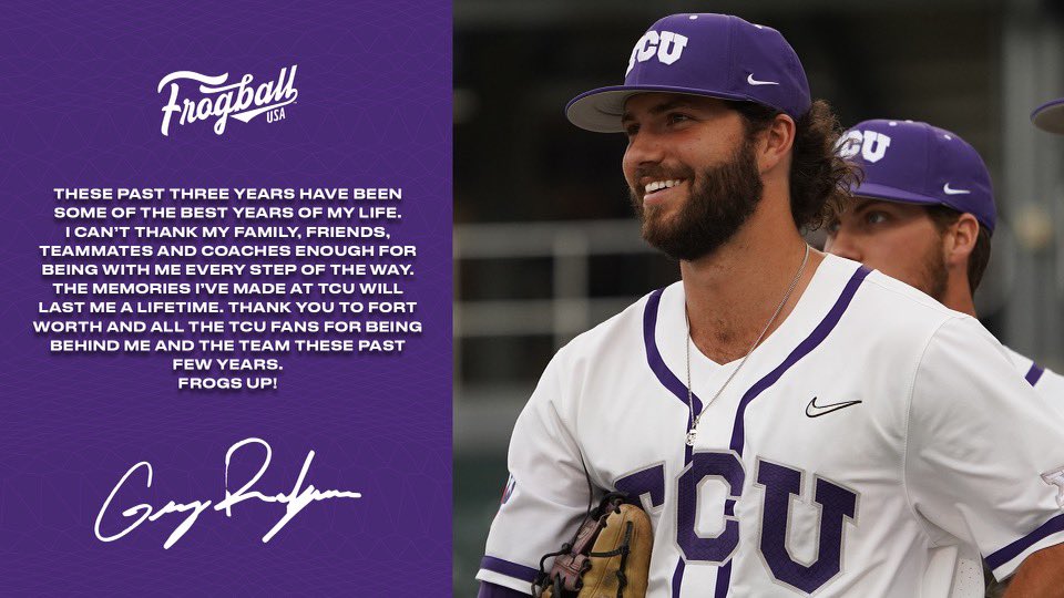 Grayrodgers13's tweet photo. Proud to be a Frog 🐸 ⚾️ https://t.co/yYiiOMVBox