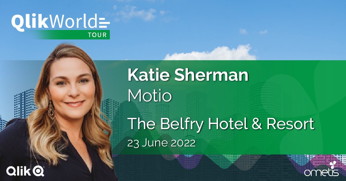ometis_ltd's tweet photo. We have some great guest speakers at the Belfry tomorrow for the #QlikWorldTour 👇

🗣 Katie Sherman, Director of Channel Success and Emerging Markets @motio_inc, joins us following the recent launch of @SoterreSoftware for #QlikSenseSaaS 📊
➡️ https://t.co/CRg0qsZBhe ⬅️ https://t.co/vYvxb37R9J