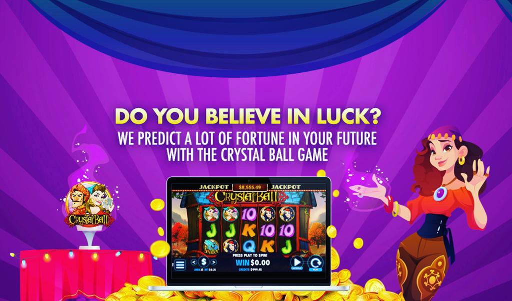 Come check out this NEW GAME… 
Crystal Ball Game … #BeOurLuckyWINNER #NewGame #SpinSpinSpin #CasinoGames #OnlineGaming #EverybodyWins🥳🥳🥳🥳