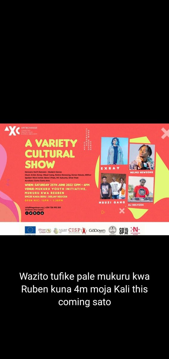 Hopeson099's tweet photo. Come all.... Special performance by muyi dancers..... #mbuzigang #nelmonewsong. #exray>it hey will be performing https://t.co/BR6CHmd76x