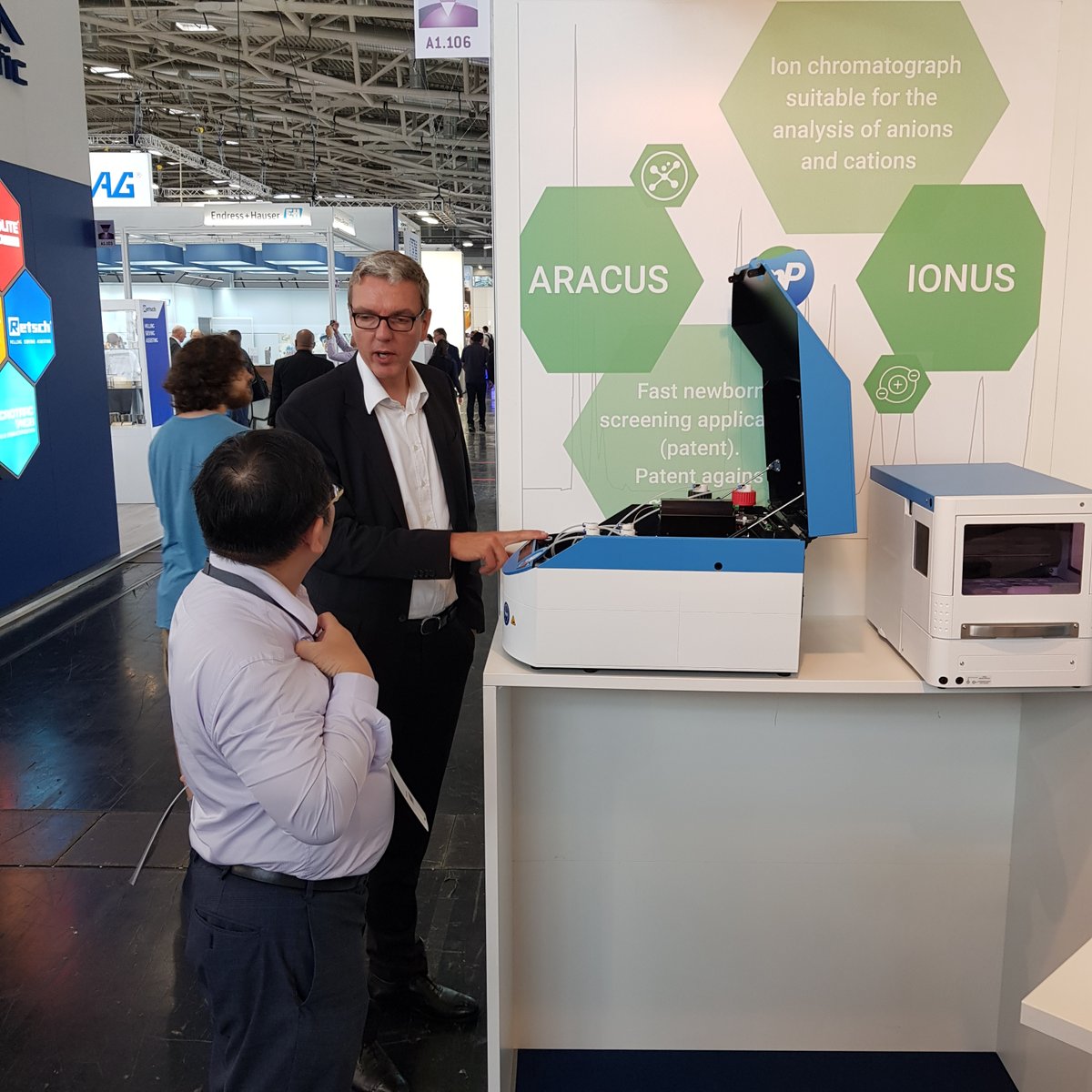 membra_pure's tweet photo. Today the second great day at the fair #Analytica came to an end. Thanks for your coming.
#keepintouch #analytica #analyticamunich #analyticamünchen #tocanalyzer #waterpurification #aminoacidanalyzer #membraPure #madeingermany https://t.co/laFzJxGqqc