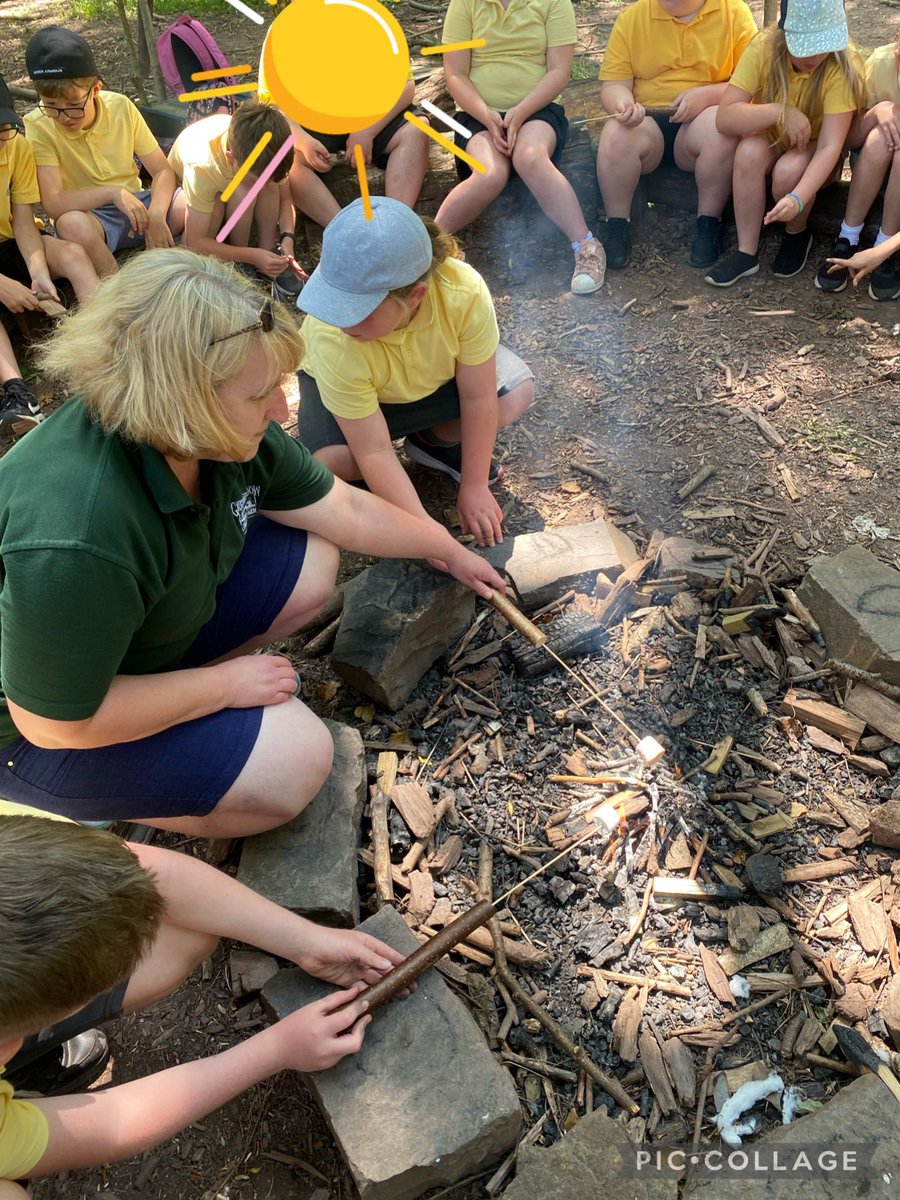 MissHShephard's tweet photo. Dosbarth Pwll Du had such an amazing experience at @GMCFWales. We built dens, went pond dipping, lit fires and toasted marshmallows😋 I’m very proud of all the children today da lawn pawb!! @cwmffrwdoer https://t.co/Vza9V96OaG