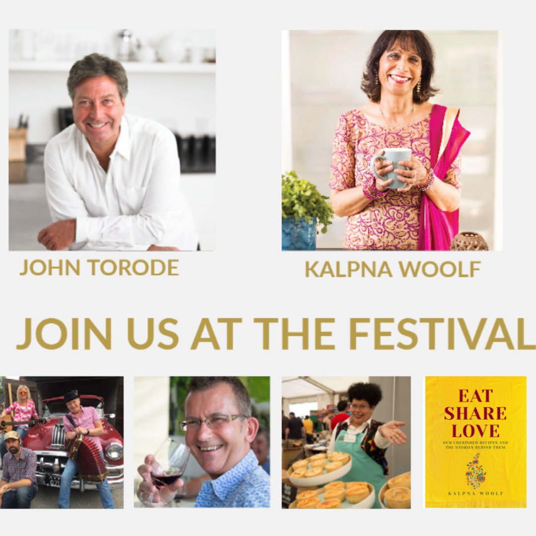 This weekend!! @kalpnawoolf is heading to @CheltFoodFest and will be in the Chef's Kitchen on Saturday from 2.30pm to 3.15pm. Kalpna will be sharing stories from Eat Share Love and cooking her family’s favourite Butter Chicken. There will be tasters!!