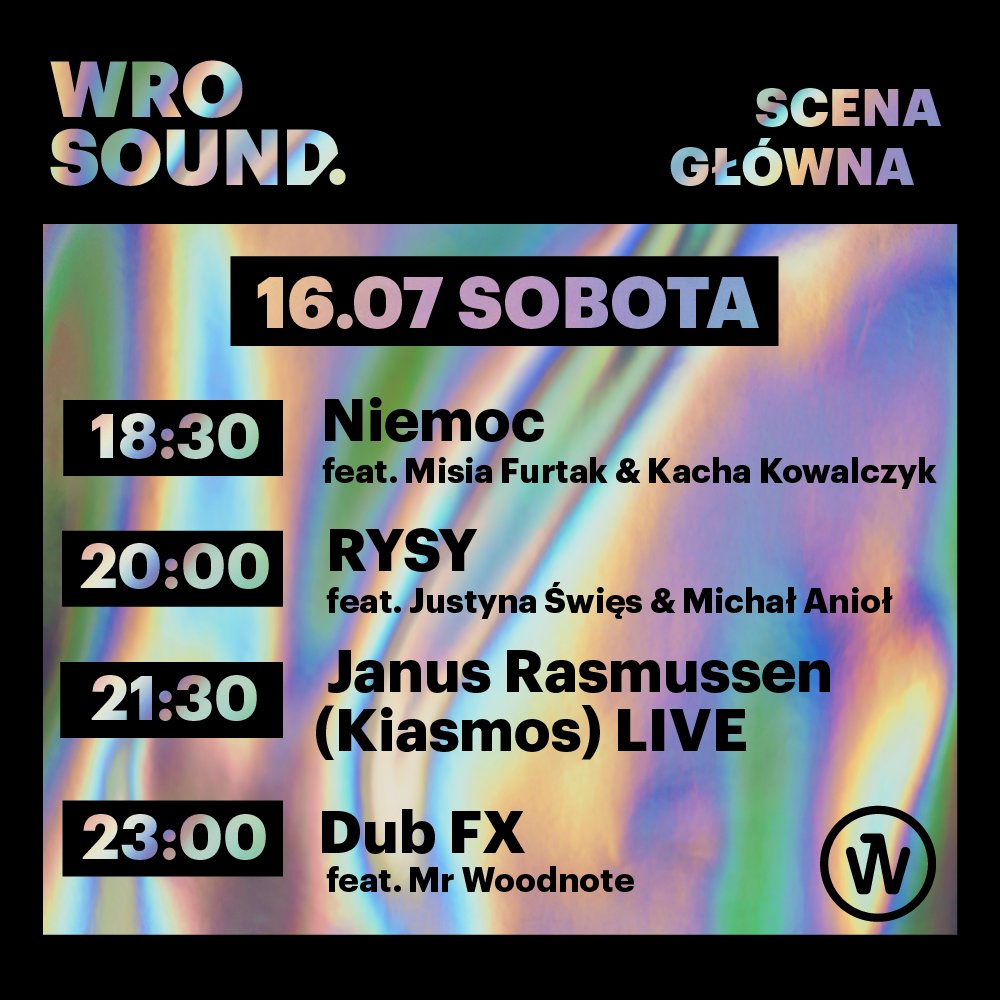 radiospacja's tweet photo. Na Festiwalu #wrosound2022 wystąpi także Cheeba, który dziś o 15:00 w audycji SKENG porozmawia z Darią Kubasiewicz. Stay tuned 📻
https://t.co/mbyFvF4nwX https://t.co/j1cIIgUPhY