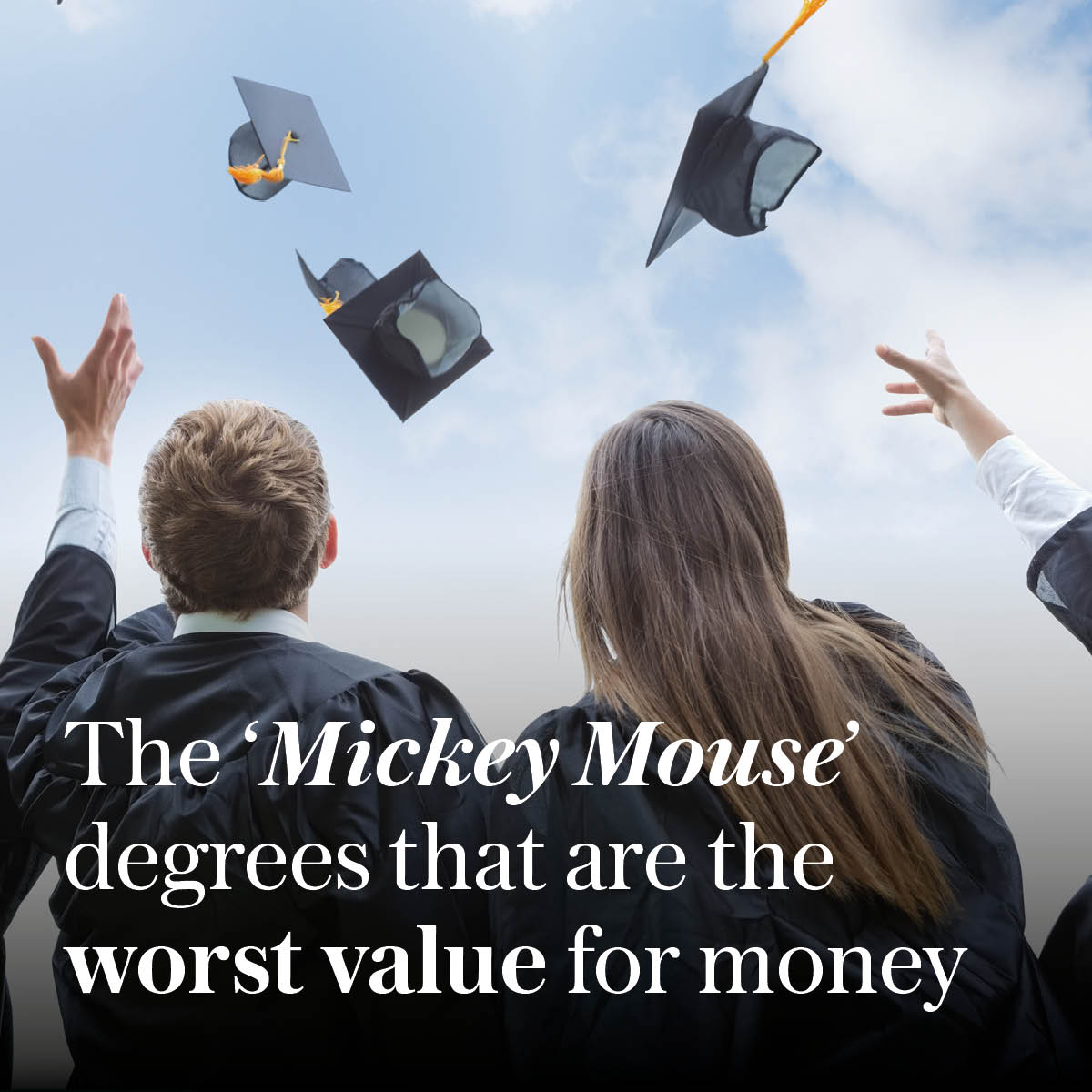 Telegraph Life on Twitter: "🎓The ‘Mickey Mouse’ degrees that are the ...