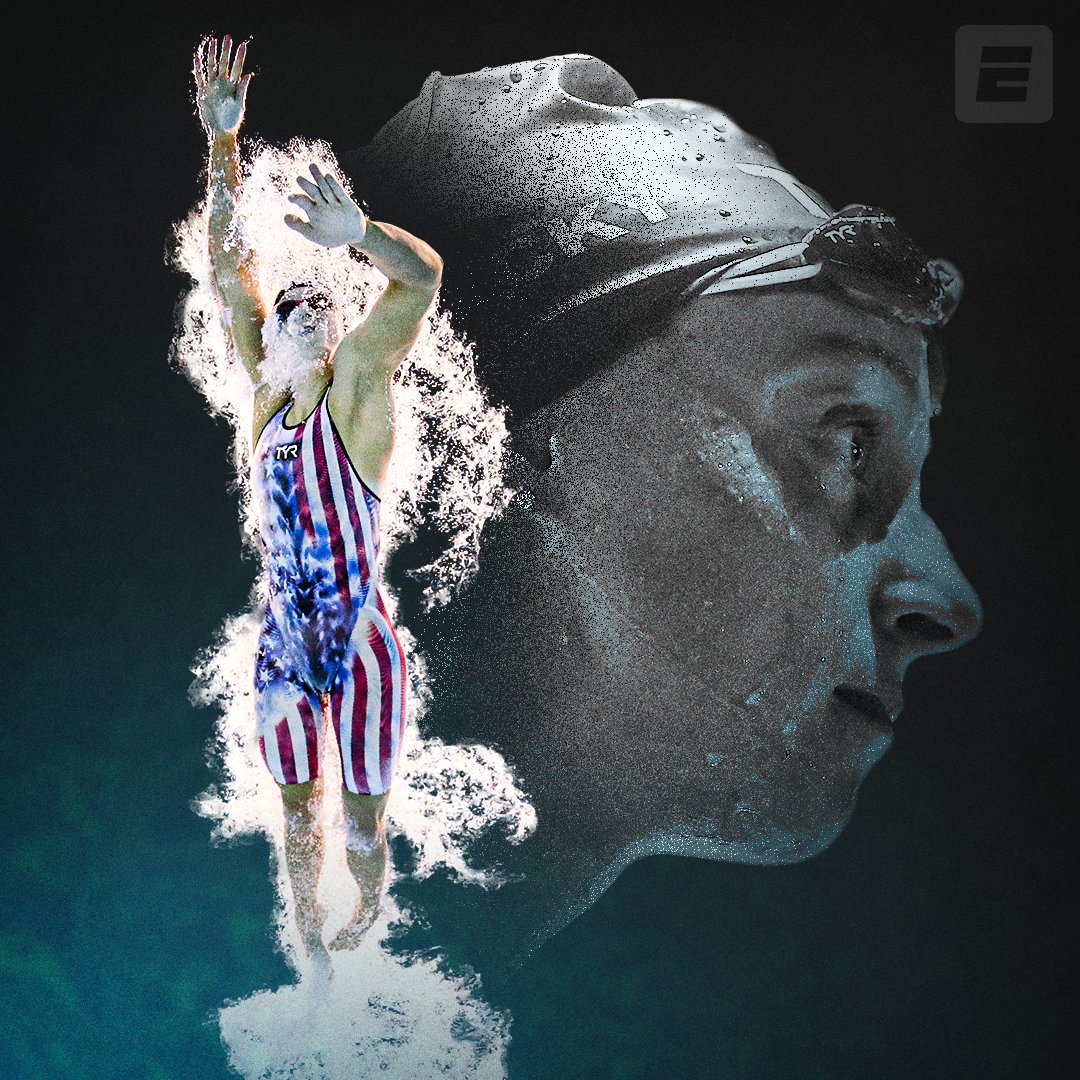 SportsCenter's tweet photo. Katie Ledecky is officially the most decorated woman in world swimming championships history🏅 

She has 21 medals, including 18 gold medals! #ThatsaW https://t.co/NOhnwOXVch