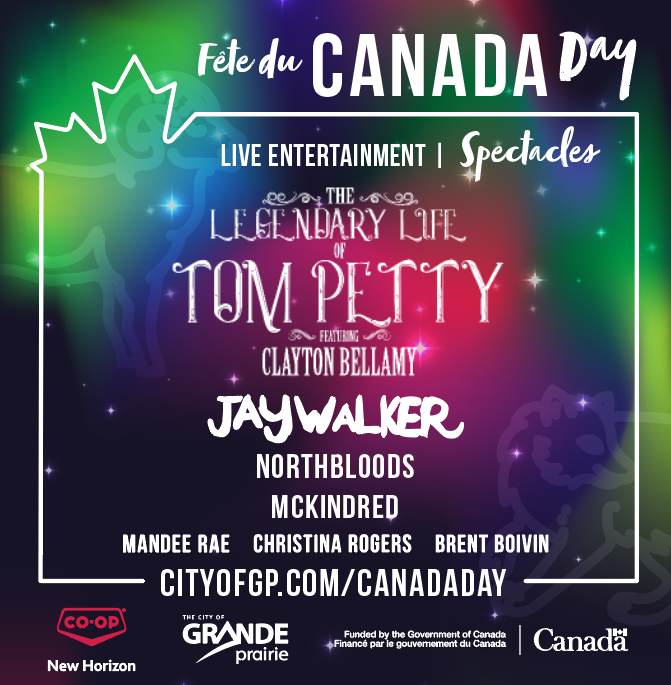 We're thrilled to announce that we'll be playing La Fête du Canada Day in Grande Prairie at #muskoseepi park amphitheatre on July 1st 🇨🇦🎉

Admission is Free so come join us then at 7:30PM!