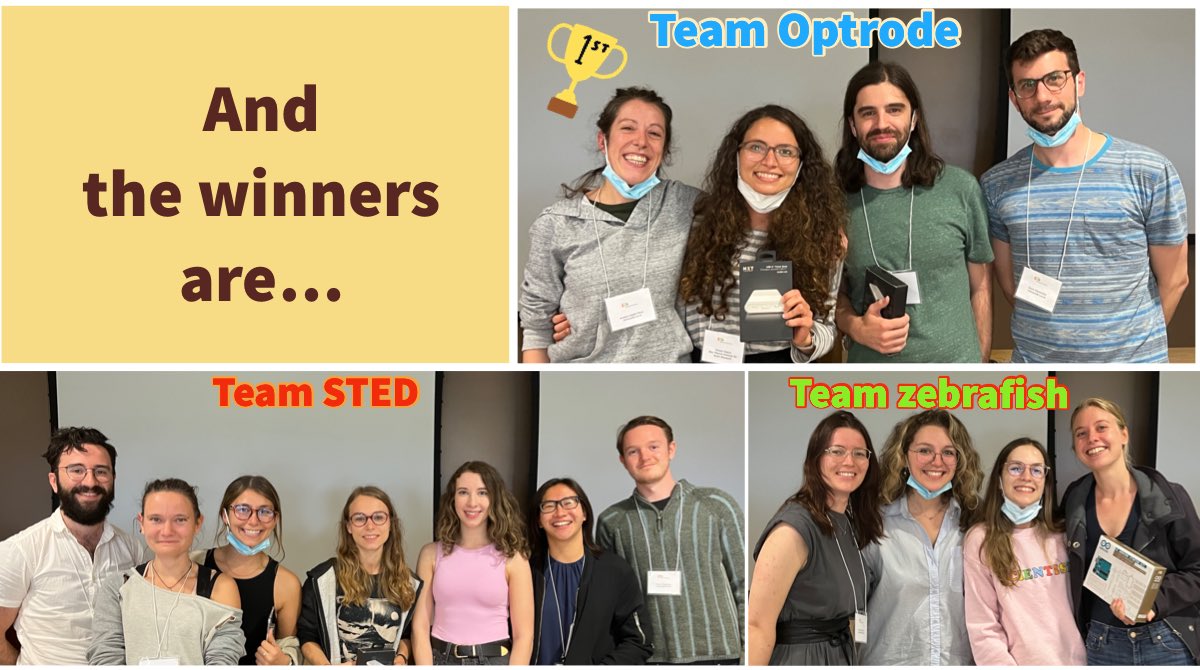 Neurophotonics's tweet photo. After 10 days of a lot of science and fun, it was the time for the students of the Frontiers in #neurophotonics Summer School to shine! 
Today they presented their mini-projects in a very dynamic, scientific and fun last session! Congratulations to all for the amazing work! https://t.co/F2U1UBkZYV