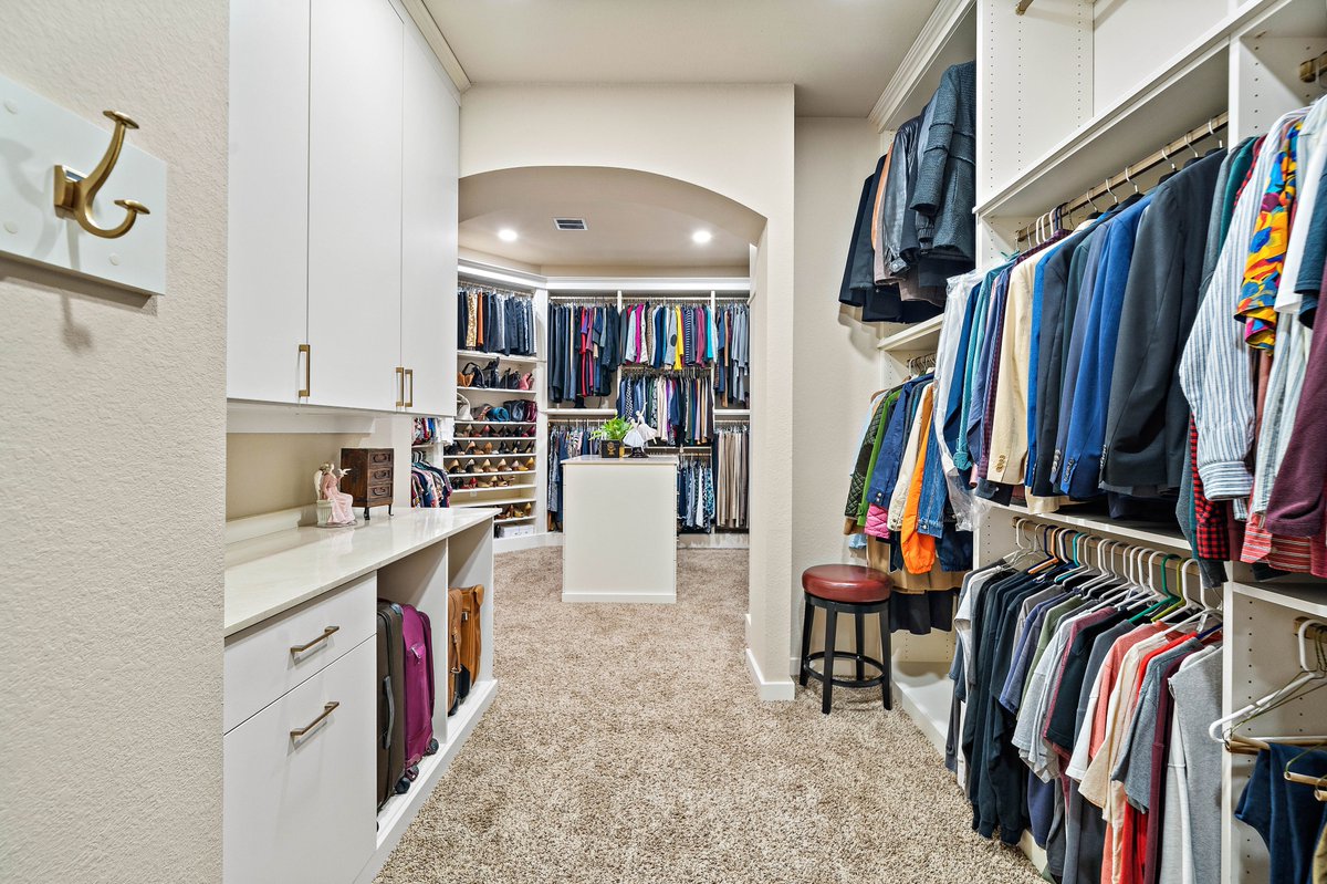 When you love to travel, we'll be sure to create a special place for your luggage and every special item you've picked up over the years.  Contact us for a free consult to design your new dream closet: bit.ly/3QIYf8T