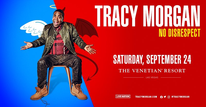 Vegas! Don’t miss me live at @VenetianVegas this September 24th! Tickets on sale now at tracymorgan.com! #nodisrespecttour