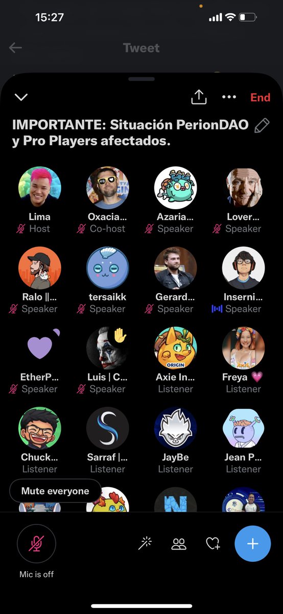 OsitoLimaX's tweet photo. Mi respeto y admiración a las 300 personas conectadas en el espacio de hoy mostrando apoyo total a los pro players afectados.

@AxieInfinity Juntos adelante 🤝 https://t.co/TfvNE5a3Eu