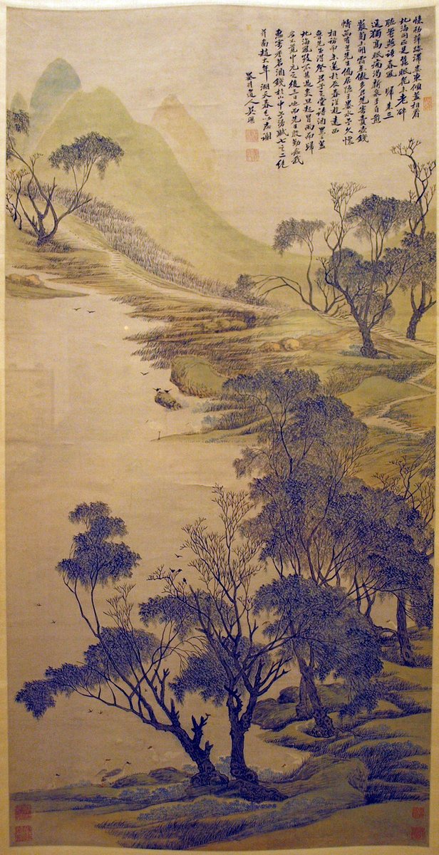 TheChurchInAsia's tweet image. Wu Li (1632-1718) was a Qing Dynasty era landscape painter and a Jesuit priest. He is most well-known for his art and poetry which convey Chinese aesthetic sensibilities at the time. However, his ascetic work as a priest among peasants is also noteworthy.