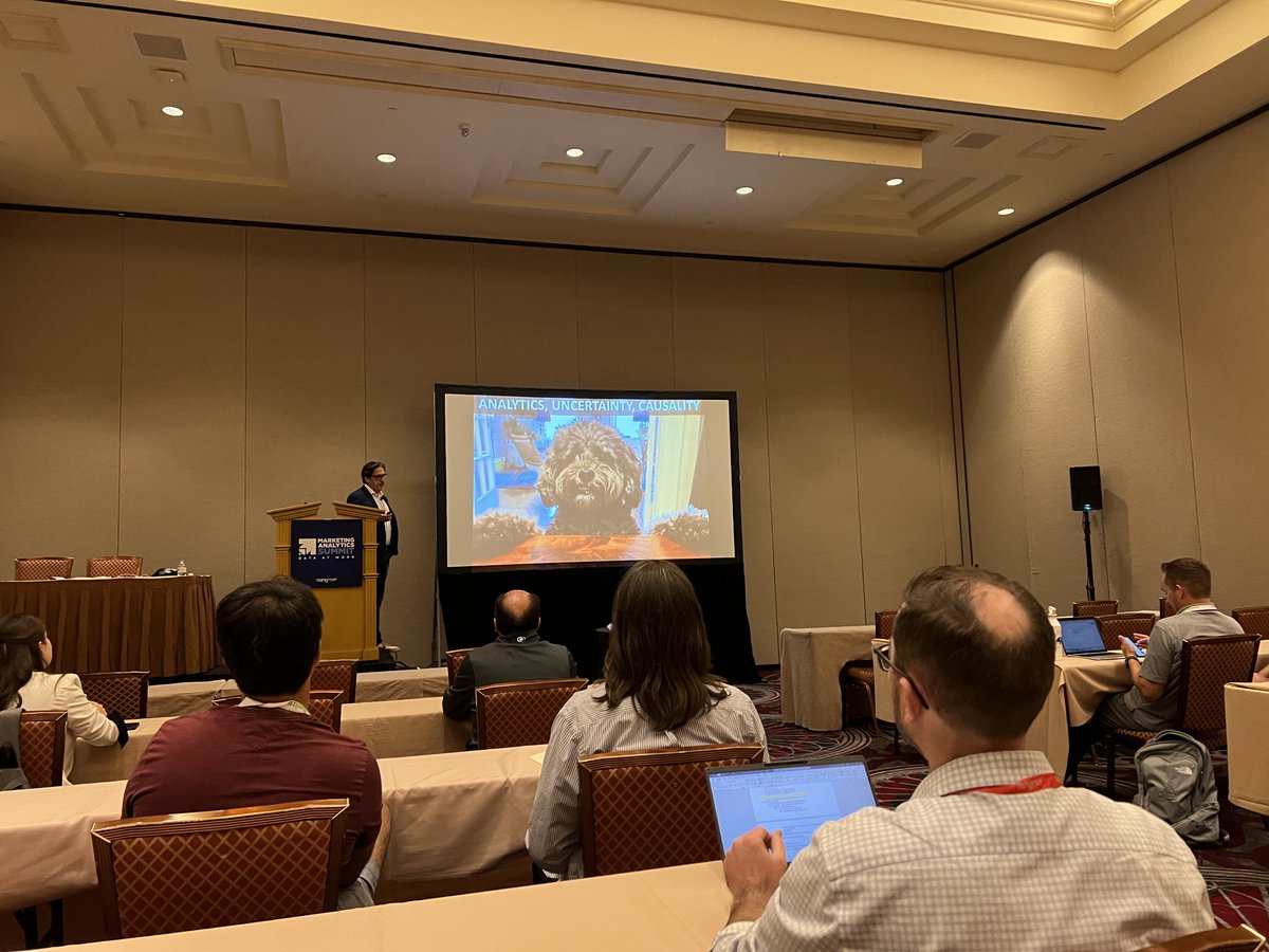 MicheleJKiss's tweet photo. Already hooked me with the cute dog @mgershoff #MAS_conf https://t.co/XgFtbKGbqI