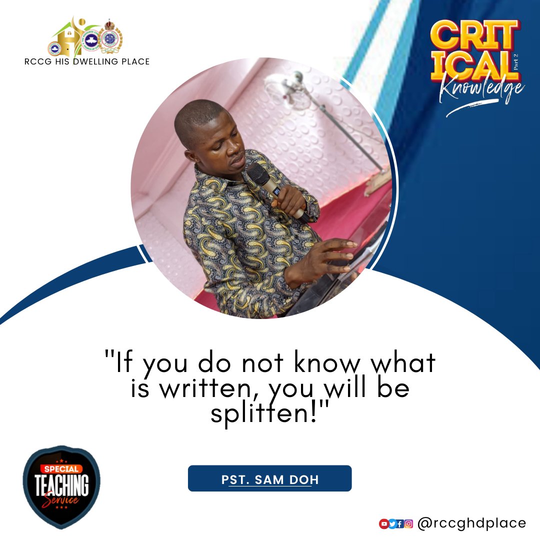 rccghdplace's tweet photo. Snippets from today's service! 🔥
#CriticalKnowledgePt2
#SpecialTeachingService
#WednesdayService
#BibleStudy
#rccghdplace https://t.co/gfvYsQk1i9