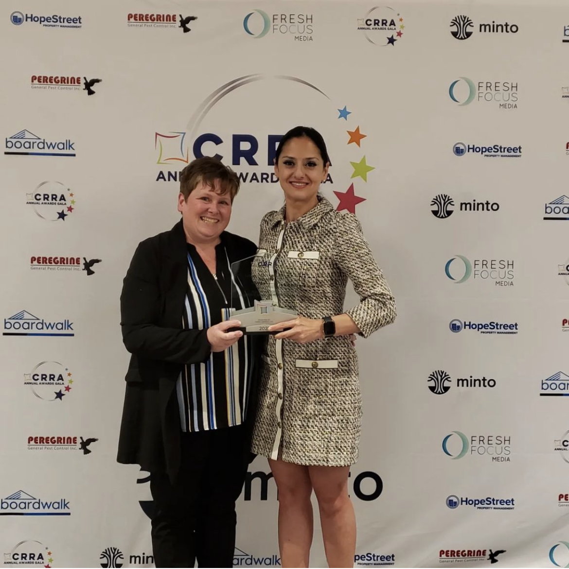 Community Service Award
🏆 Winner: Alison Brodie, Boardwalk Rental Communities
 <a href="/BwalkCommunity/">Boardwalk</a> 

Award Sponsor: Yardi Canada Ltd.
<a href="/YardiBreeze/">Yardi Breeze</a> 

#crraawards #crraawardsgala #livepost #nofilter #noedits #snapshotcreative