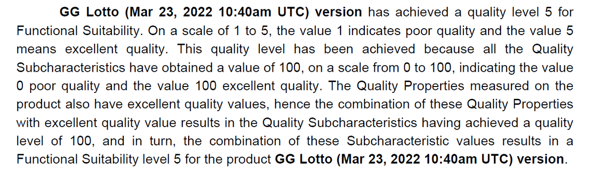 GlobalGameWorld's tweet photo. GG International technical evaluation scored all 5/5 and 100/100 rates in anticipation of the ISO 25001 Certificate audit expected in Q3 2022. https://t.co/4IUnon7r5P