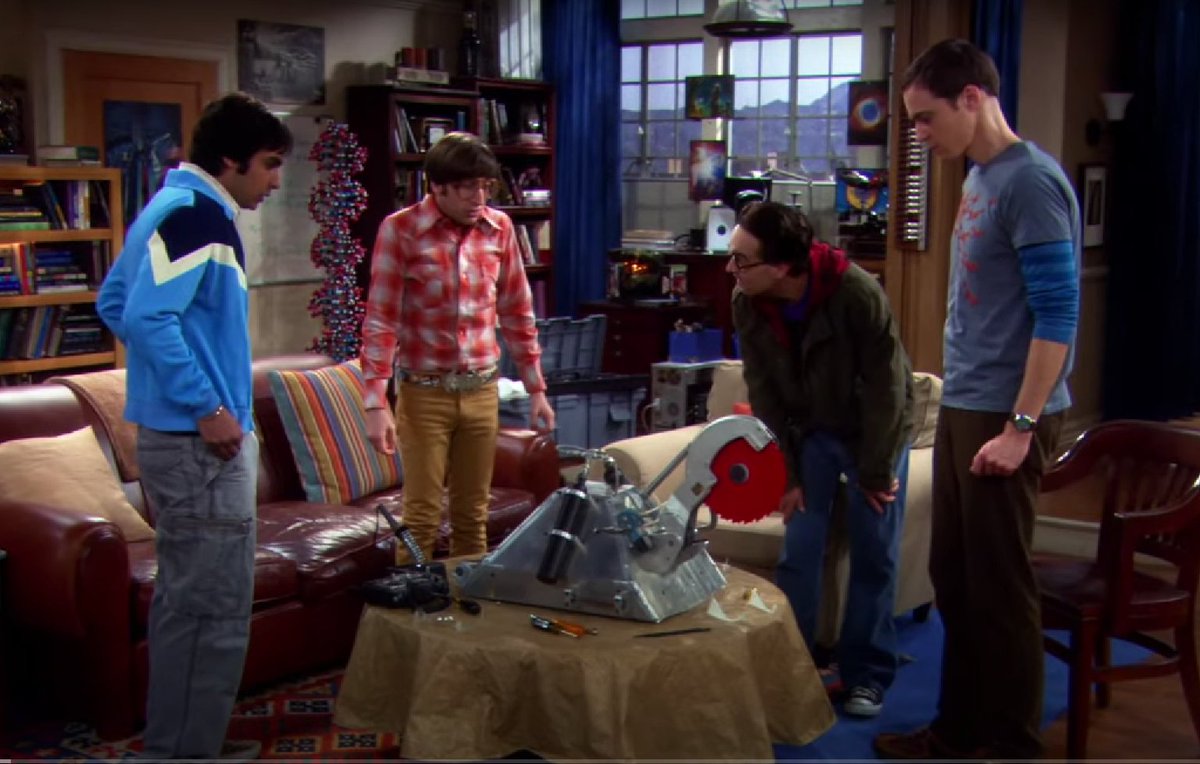 Those guys also make the battle robot, you know? 
🔋🤖🔋

BBT 2x12

<a href="/bigbangtheory/">The Big Bang Theory</a> <a href="/pompotherobot/">POMPO The Robot</a> <a href="/BattleBots/">BattleBots</a>