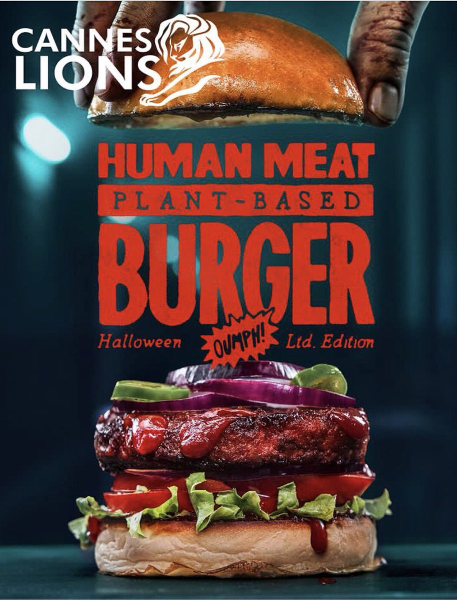 IT'S A SILVER! 

The Human Meat Plant-Based Burger was just awarded a Silver Lion in Cannes Lions and we are beyond happy! 

🥳🤘😎

<a href="/LOLAmullenlowe/">LOLAmullenlowe</a> 

#Oumph #plantbased #CannesLions2022