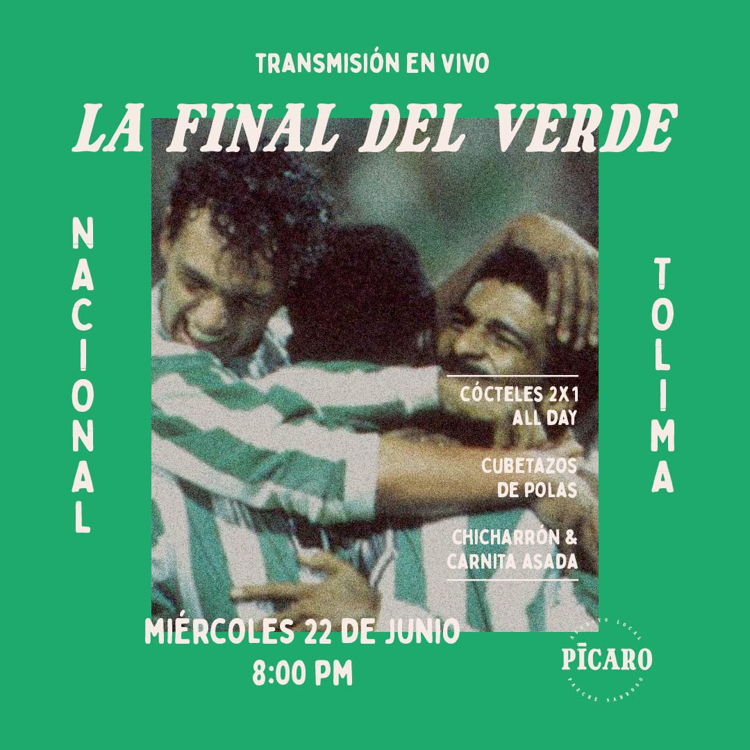 Hoy hay parche verdolaga, caiga que nos tomamos unos guaritos 😈