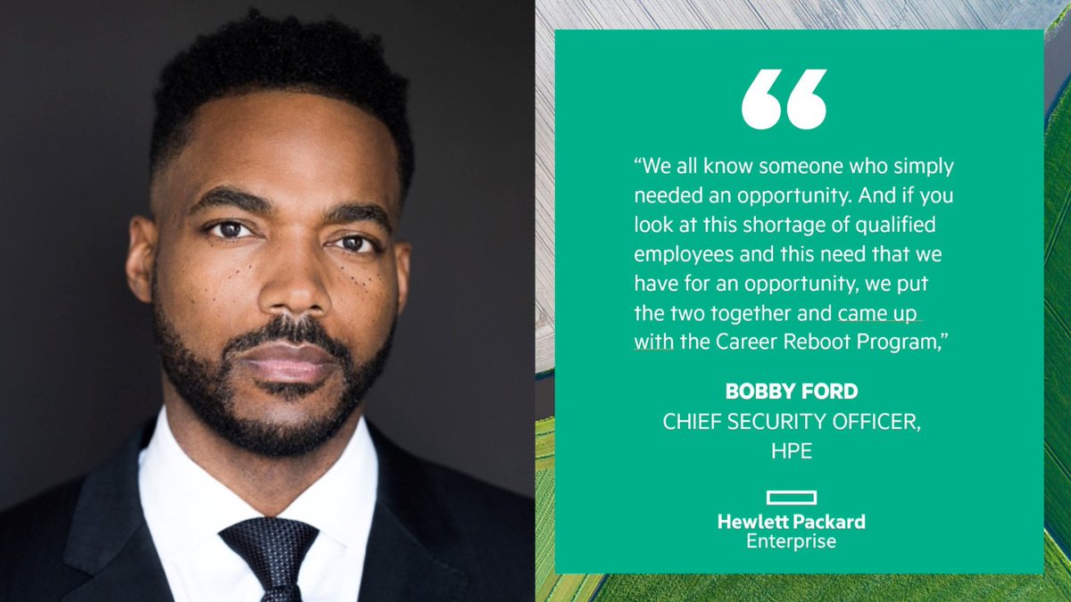 HPE_News's tweet photo. Chief Security Officer, Bobby Ford, talks to @wsj about why he thinks there is an experience gap rather than a cybersecurity talent gap - and how @HPE is solving for it.

Read more: https://t.co/8PFtvRxPg1 https://t.co/9AFKALQAos