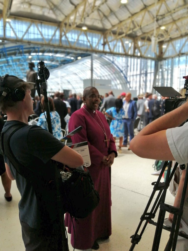 The blessing of the #WindrushMonument by <a href="/DoverBishop/">BishopOfDover</a> was moving...