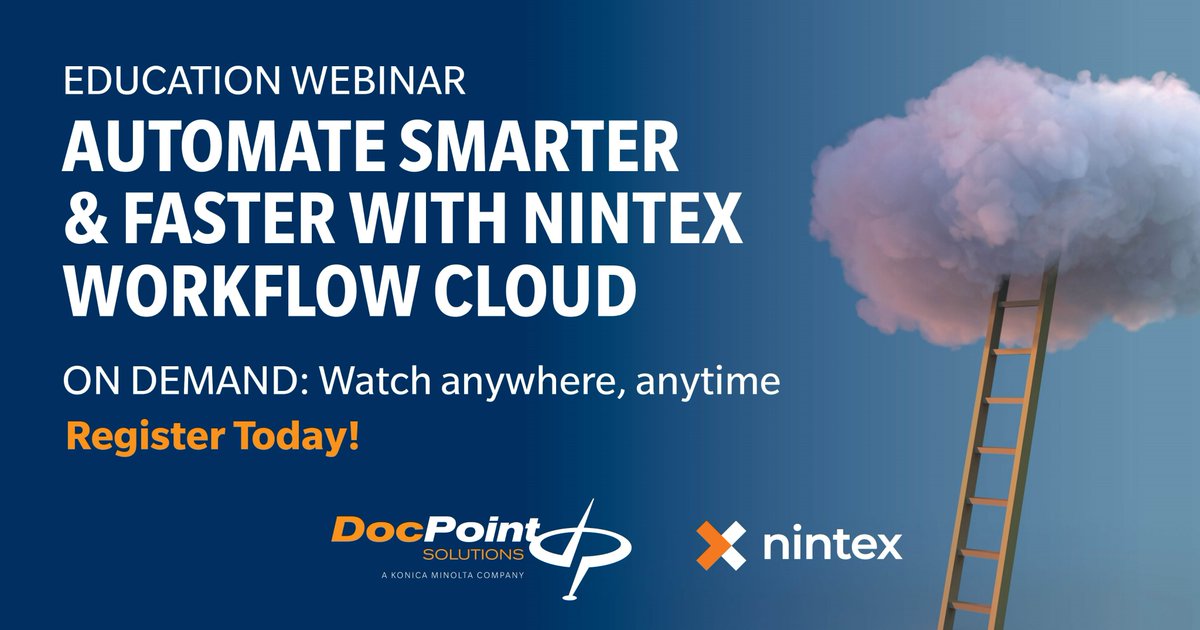 DougYates's tweet photo. Great On-Demand Session: Automate Smarter & Faster
- Updates on latest Nintex Workflow Cloud innovations
- Technical deep dive: Nintex Workflow Cloud
https://t.co/JjDP0tsSgC
#automate #rpa #processimprovement #kiim https://t.co/gGTw43Uvrs