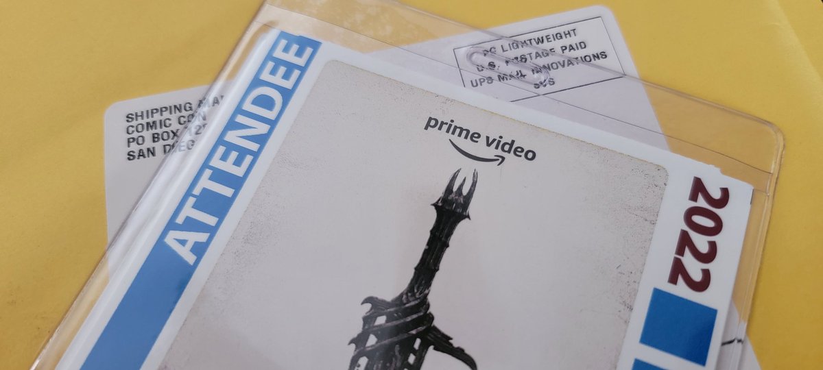 OPTICS's tweet image. #SDCC badge didn't go missing for a couple weeks this time.