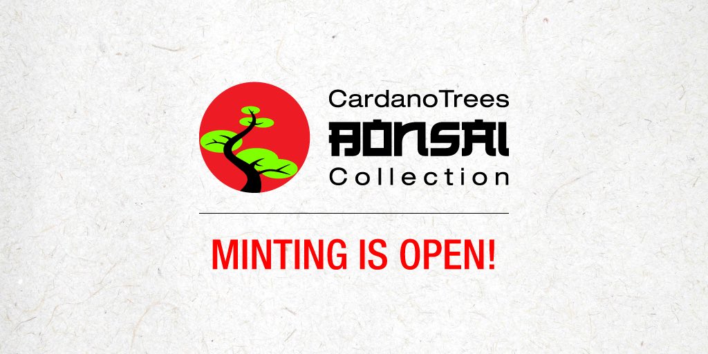 CardanoTrees's tweet image. 🌱CT Bonsai Collection🌱
🔥MINTING IS OPEN🔥