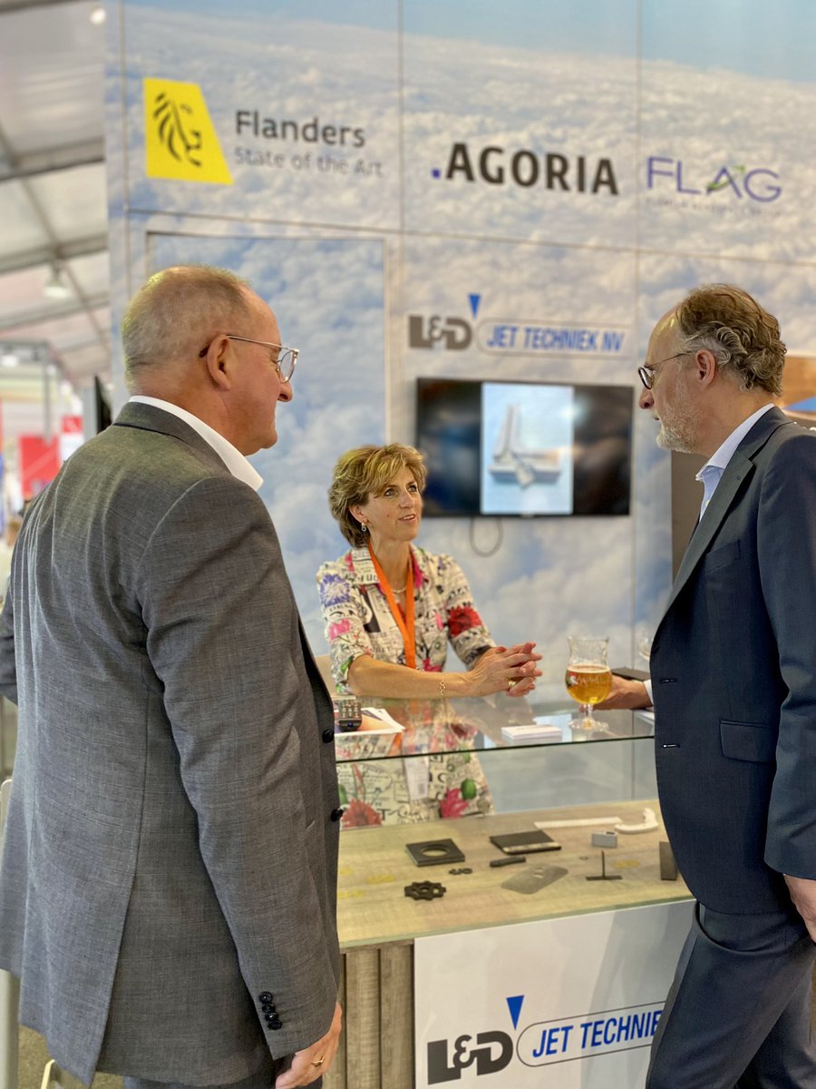 MuylleGeert's tweet photo. Habe Heute at @ILA_Berlin die Belgischen🇧🇪 #Aerospace Unternehmen besucht.  Herzlichen Dank an die Kollegen von @AWEX_Belgium @FlandersTrade @Agorianl und die Unternehmen denen ich viel Erfolg wünsche https://t.co/s1BBdJmJOd