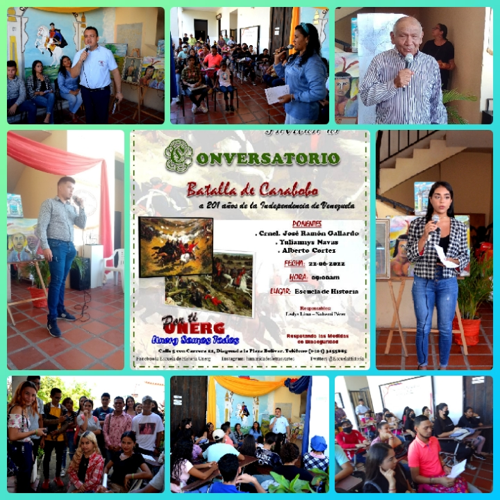 EscuelaHistoria's tweet photo. Área de Humanidades, Letras y Artes Programa de Historia en conjunto con el Programa de Comunicación Social de la Coordinación Territorial Unerg Calabozo, realizó el CONVERSATORIO: BATALLA DE CARABOBO
https://t.co/Z3rLfCgf4j
#PorTiUnerg #Historia #ComunicaciónSocial https://t.co/ExXN4jdQ2o