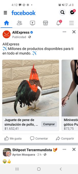Lo que me recomienda aliexpress es curioso https://t.co/osWKGT2H7q