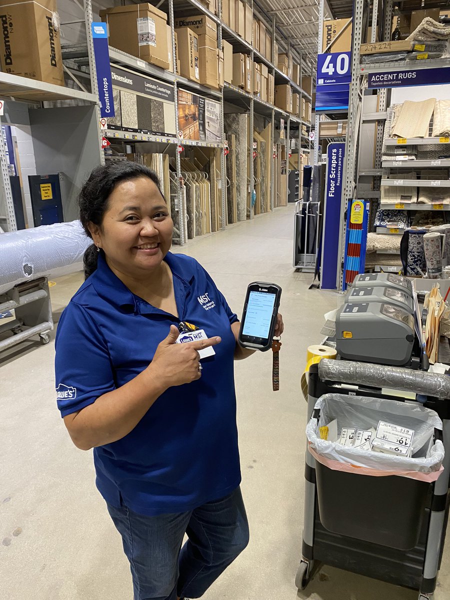 rayadee5's tweet photo. Pricing coordinator @SimplyArvee meets every challenge with a smile & positive attitude. The task of 2,109 price changes was no different. #MSTRocks #BlueShirtStrong @_nicolemarie_6 @Michael31839021 @GusGus1016 @ryanmoringlowes @ucntf807 @AkyiaSweat @lowes439 https://t.co/Wfgekrs0eo