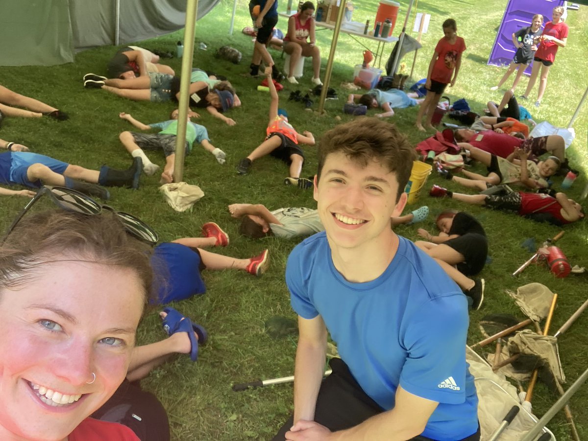 Kids boycotted leaving the creek today!! Too hot to be doing anything other than finding inverts and fish!! #preblecountyconservationcamp #education #outreach #miamigradswork
