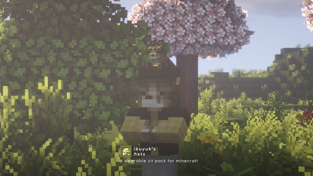 ikuyuk_'s tweet photo. Surprise release for the official version of my pack: Ikuyuk's Hats! 🌿💖

Planet Minecraft: https://t.co/Va0tWsrSmm

Catalog: 
https://t.co/fboty9gndw

hope you guys enjoy! ( ˶ ❛ ꁞ ❛ ˶ ) 💕
#minecraft #minecraftjava https://t.co/1s6yBCQjve