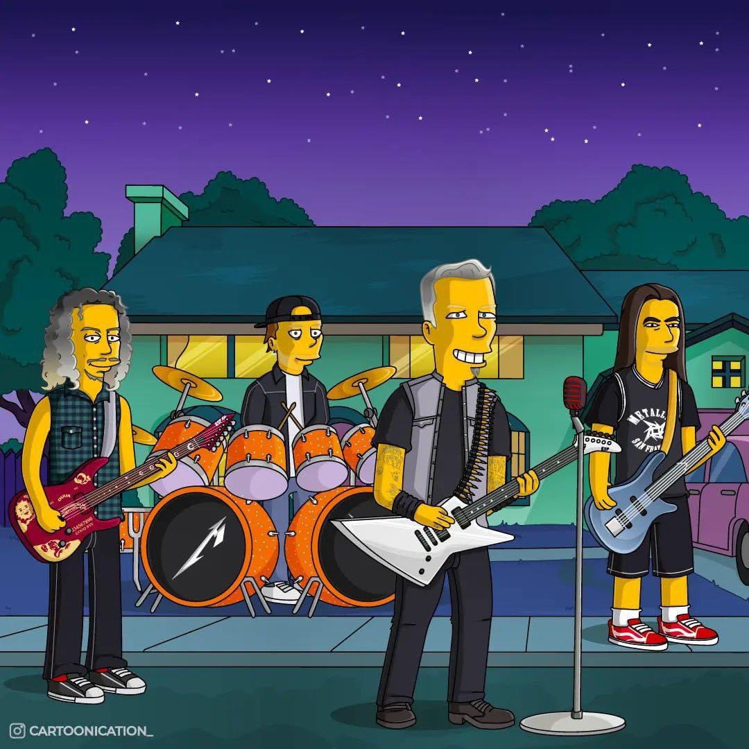 #metallica The Simpsons😎