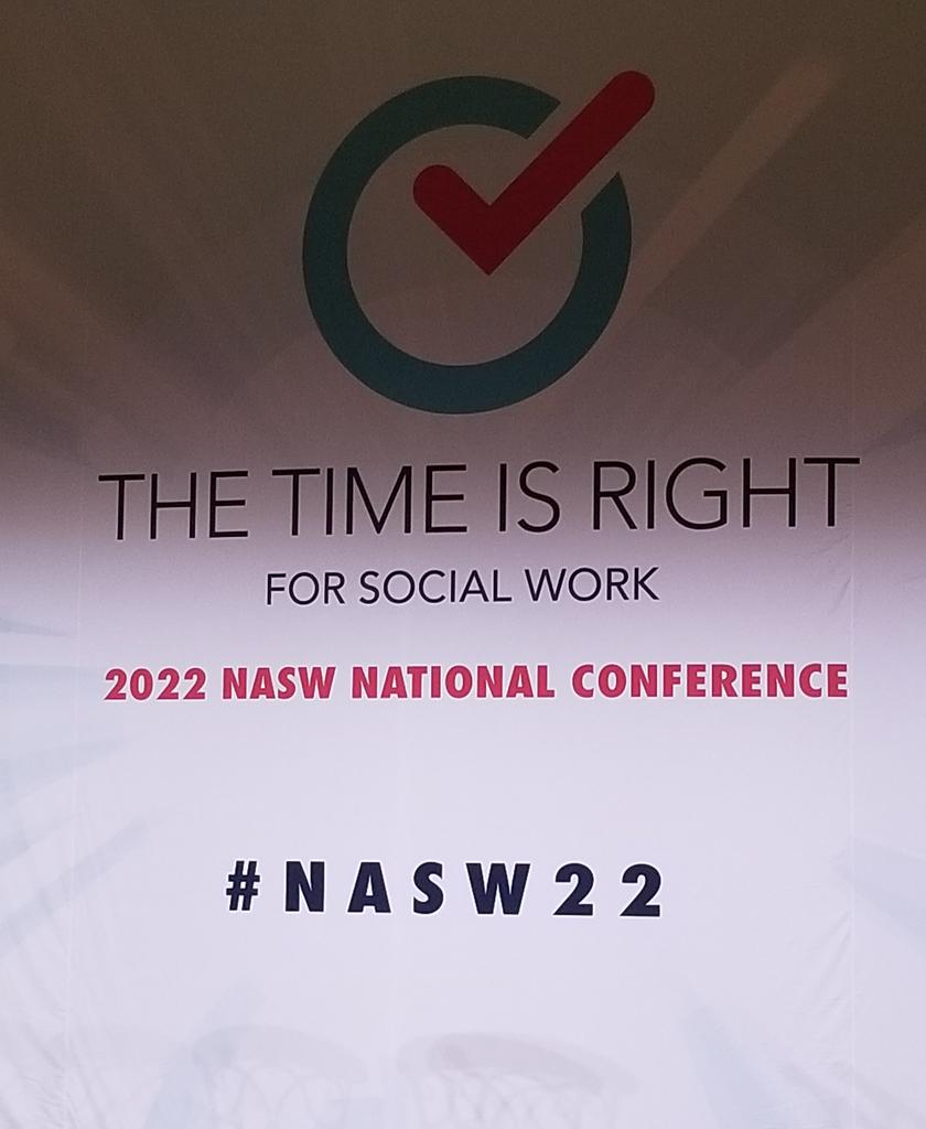 TravannaA's tweet photo. Excited for #NASW22 Conference Welcome & Opening Remarks by Mildred Joyner @nasw President
#TheTimeIsRightForSocialWork
#NASW22 https://t.co/VTTxLupjW0