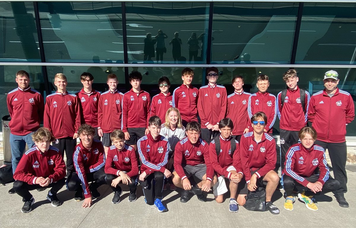SoccerNLSA's tweet photo. Team NL heading to their Atlantic Championships. Girls U15 &amp; 16 in NB and Boys U15 and 16 in NS. Best of luck to the players, coaches and managers!!!! https://t.co/G329xL5AAw