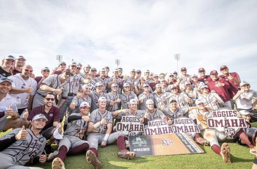 SAaggiefan79's tweet photo. Truly a remarkable year @AggieBaseball @CoachSchloss 
#BeBackNextYear #GigEm ⚾️👍🏼 https://t.co/7Udagj6CIB
