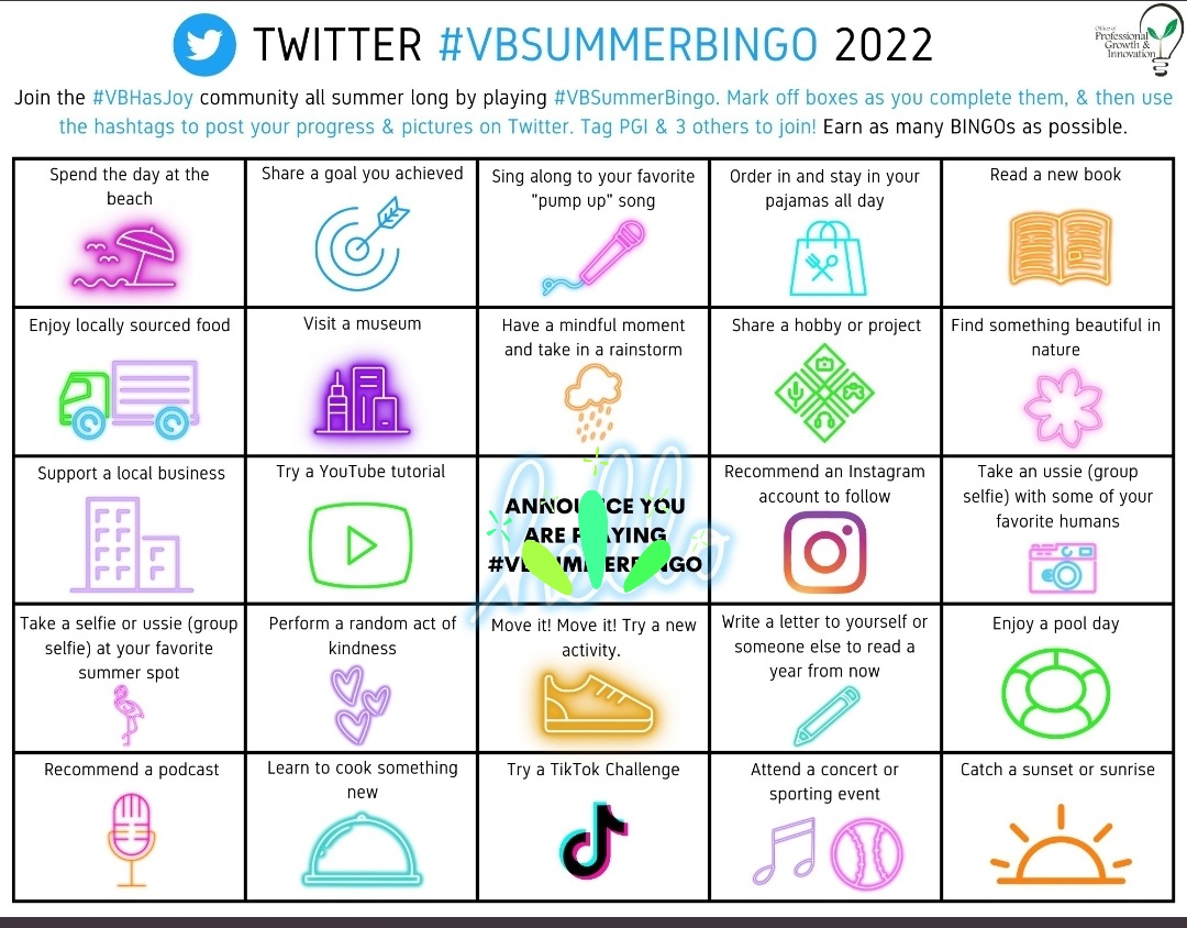 sandman0667's tweet photo. Let's see how many I can get accomplished 🤣🤣#VBHasJoy #VBSummerBingo https://t.co/5ntCx7JVAH