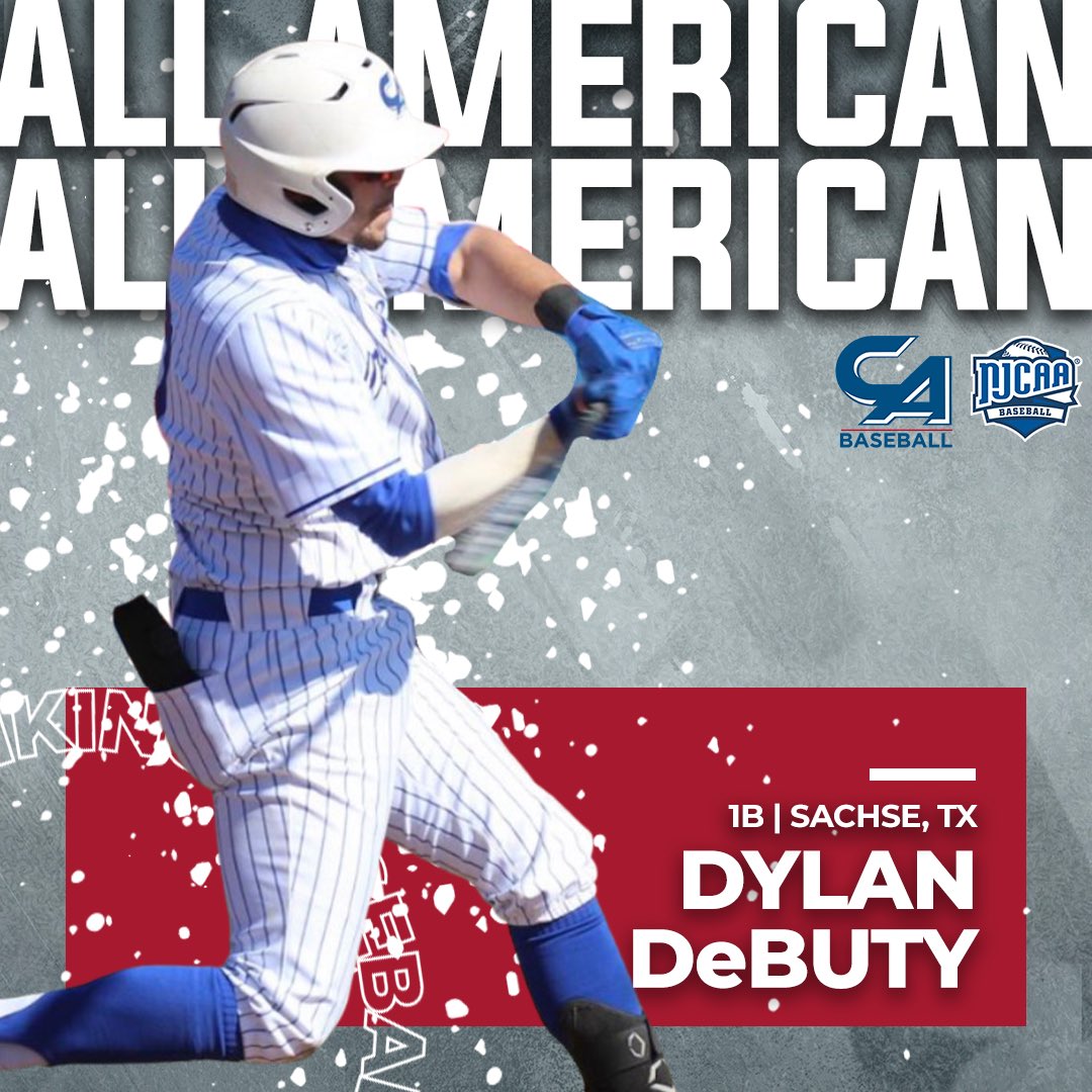 Congrats to Dylan DeButy for being named an NJCAA All American!