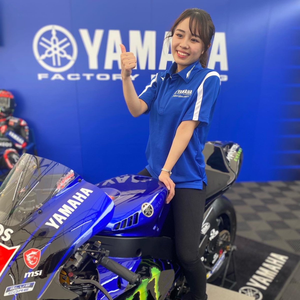 ___nagi0525's tweet photo. おはようございます☀
この前お仕事の関係でバイク乗ってきちゃった!!
バイクが似合う女になりたい♡
#バイク女子 #yamaha #hrc #next05 #motogp #なぎぽち https://t.co/9j8EYLqgFM