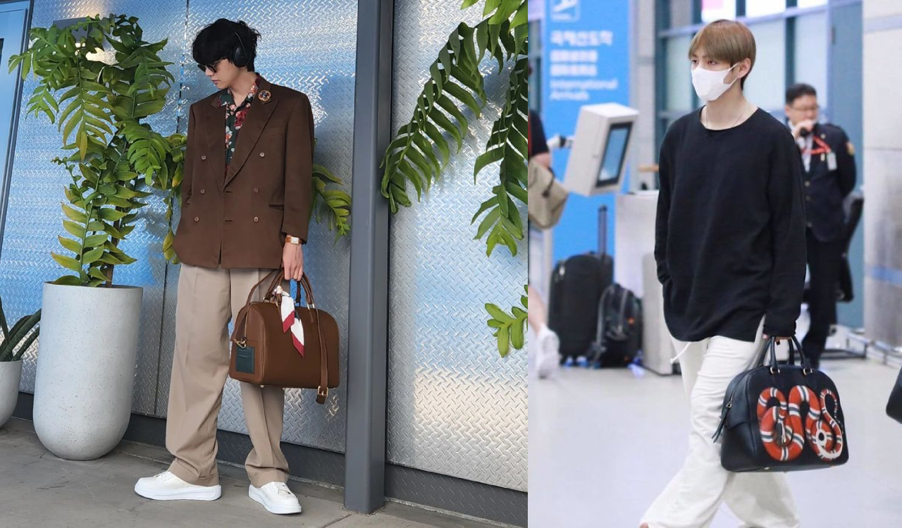 IWMBuzz on X: BTS V Aka Kim Taehyung And His Obsession With His Bags -    / X