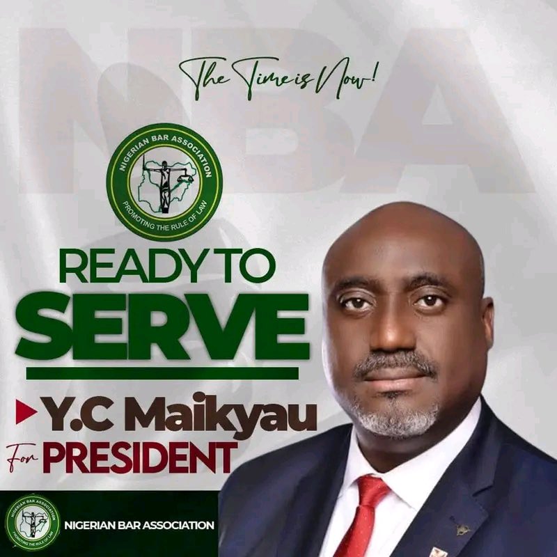 The NBA under the leadership of YC Maikyau,SAN will not only be one, big, strong and inclusive bar; it will look for and go after her members to bring them into the fold. We all must endorse 💯
YC For A Dynamic Bar