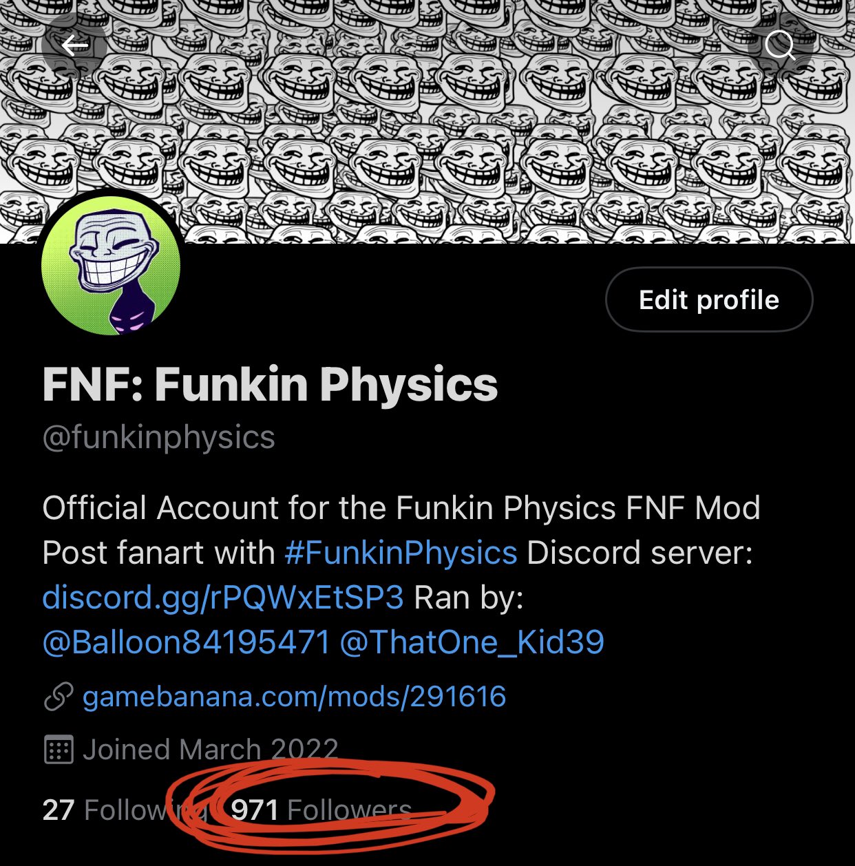 Fnf Funkin Physics Gonna Leak The Whole Mod If We Get 1 000 Followers T Co Cvufwdbpq8 Twitter