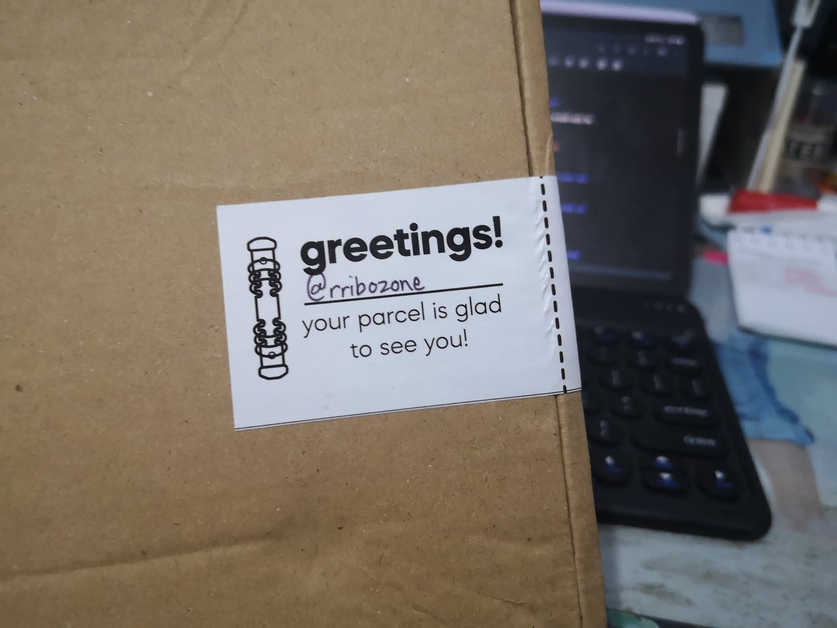 rribozone's tweet photo. [#iBPHFeedback] 
[#Misteez_Feedbacks] 
[#rribo_mailzone]

Hello po @iBindersPH!! Dumating na po ang ateez binder ko!! ^^ thank you so much!! and thank you rin po @MistKshop for the GA 💖 https://t.co/rWgNdhFFo3